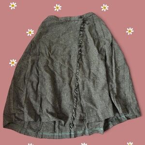 Black and White Gingham Vintage Glenora Skirt